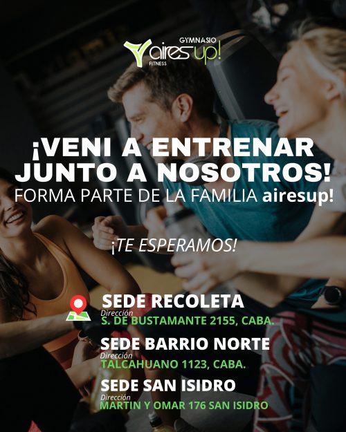 Veni a entrenar junto a nosotros