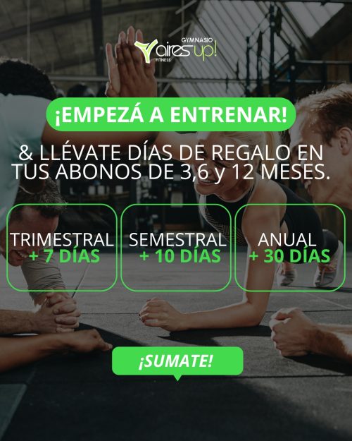 Empezá a entrenar